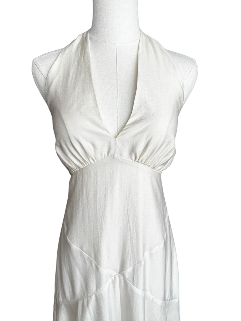 NWT Brochu Walker The Tori Voile Dress in Creme XS - Picture 6 of 16